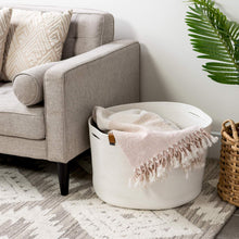 Load image into Gallery viewer, Extra Large Ivory White Basket DENJA & CO Australia