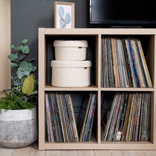 Load image into Gallery viewer, Set of Two Lidded Baskets - Off White DENJA & CO Australia