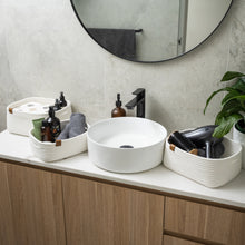 Load image into Gallery viewer, Set of Three Rectangle Baskets - White DENJA & CO Australia